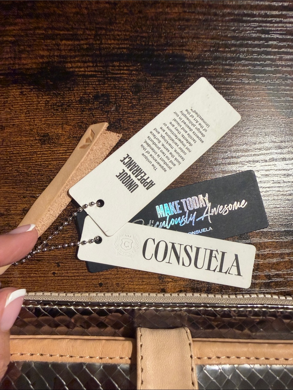 Consuela Kyle Slim Metallic Wallet - Picture 5 of 5